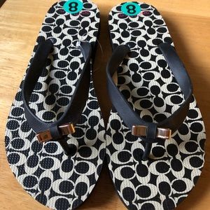 Coach Flip Flops